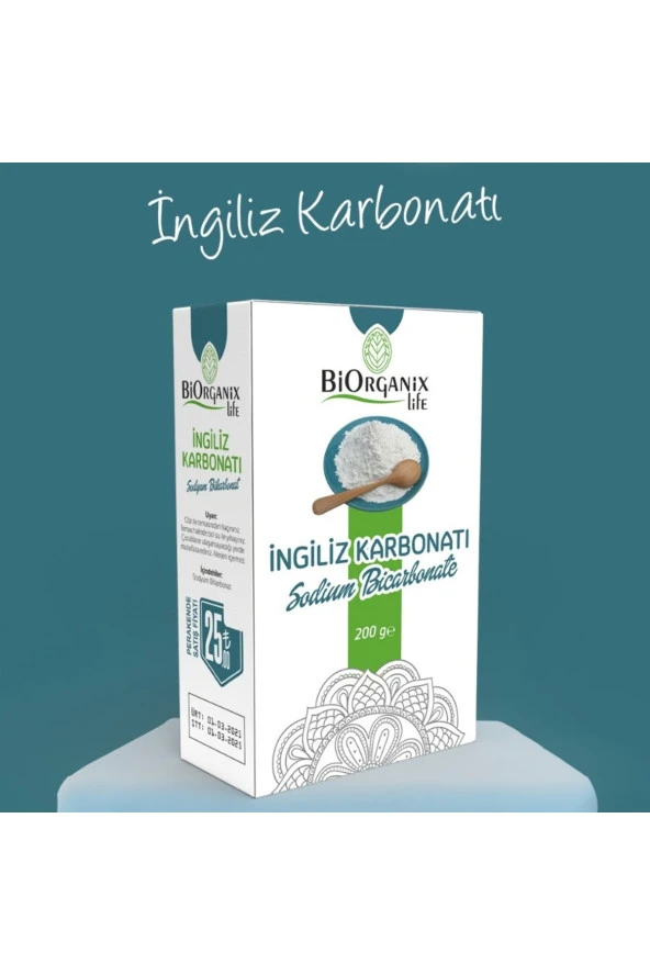 BİORGANİX LİFE Ingiliz Karbonatı 200 G