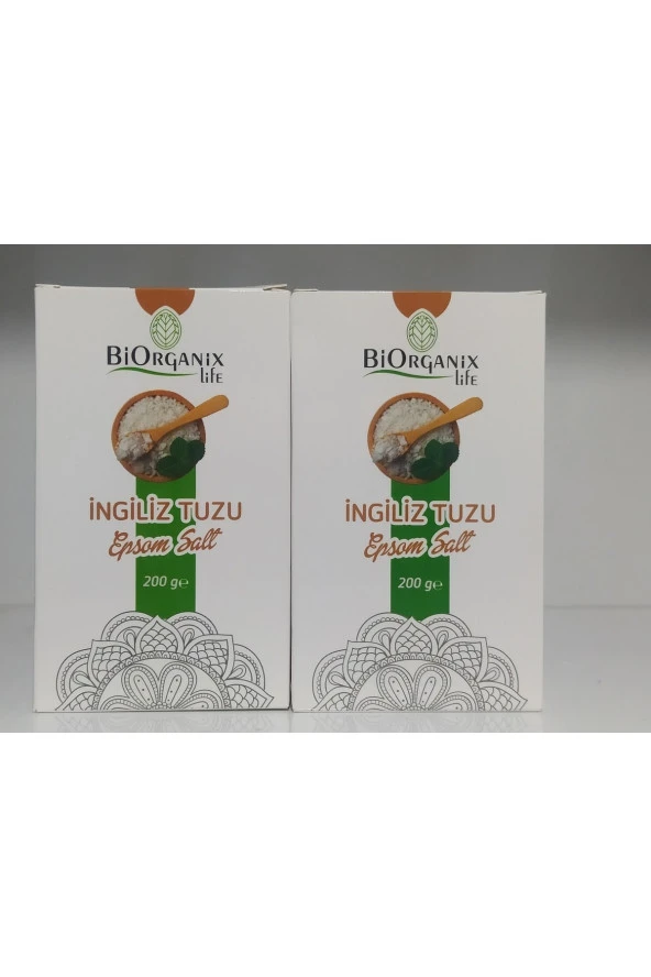 BİORGANİX LİFE Ingiliz Tuzu 2 Adet 200 Gr