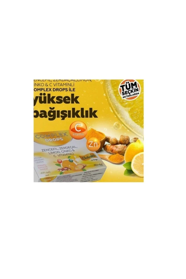 HEKİMHAN Complex Zencefil Zerdeçal Limon Çinko Ve C Vitaminli