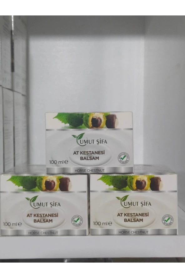 UMUT ŞİFA At Kestanesi Balsam 3 Adet X100 Ml