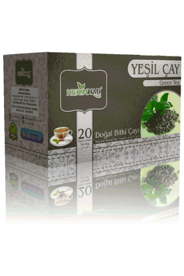 HEKİMHAN Yeşil Çay 20 Li Paket
