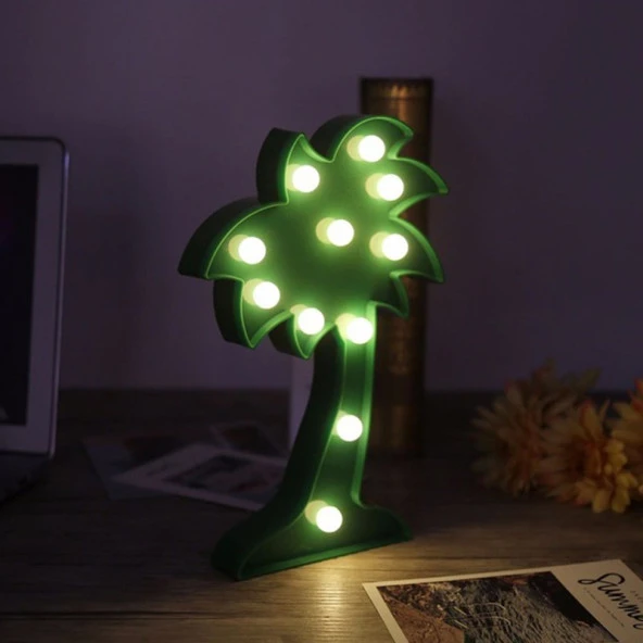 PALM LED LİGHT DECOR LED IŞIKLI PALMİYE AĞACI PİLLİ LED IŞIK GÜN IŞIĞI LED IŞIK KIR DÜĞÜNÜ DEKORLARI - Resim 3