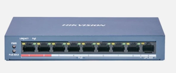 HIKVISION DS-3E0109P-E/MB 8 Port Fast Switch