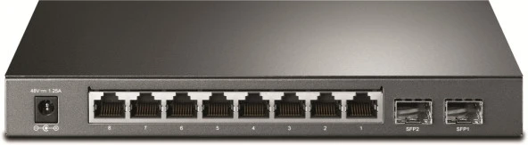 TP-LINK TL-SG2210P 10PORT 10/100/1000 YÖNETILEBILIR POE SWITCH - Resim 2