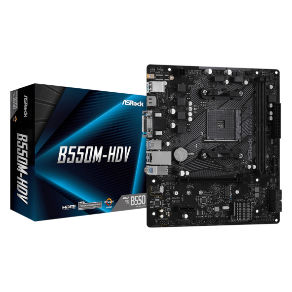 ASROCK ANAKART - 90-MXBDJ0-A0UAYZ - B550M-HDV