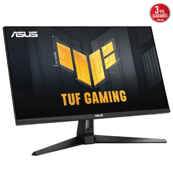 VG27AQ3A TUF GAMING 27" HDR GAMING 2K FAST IPS FREESYNC VE G-SYNC UYUMLU 2560x1440 1MS 180HZ DP HDMI MM VESA 3YIL ELMB SYNC 130 Srgb Monitör - 2