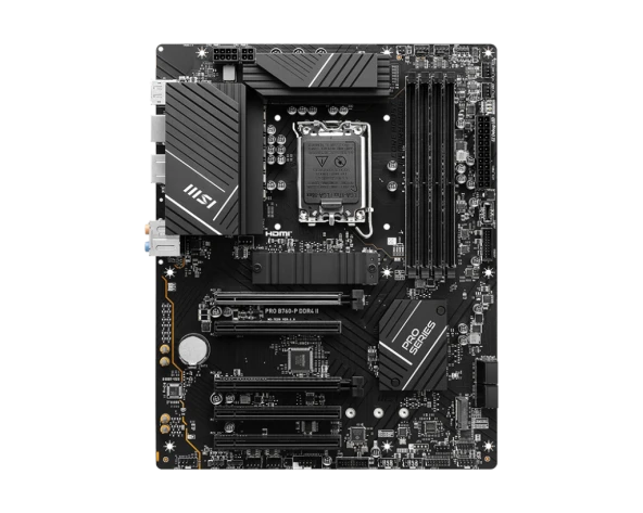 MSI PRO B760-P DDR4 II 5333(OC) PCI-E M.2 HDMI DP ATX 1700P - 2