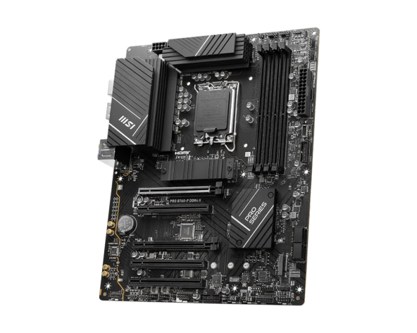 MSI PRO B760-P DDR4 II 5333(OC) PCI-E M.2 HDMI DP ATX 1700P - 3