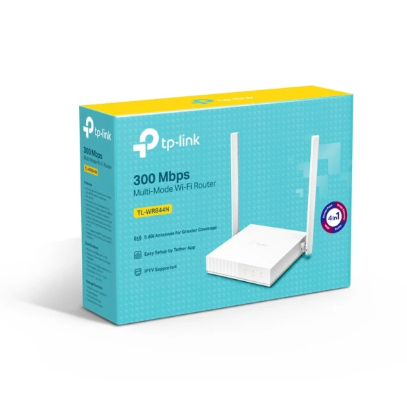 TP-LINK TL-WR844N 4PORT 300Mbps KABLOSUZ ROUTER - 3