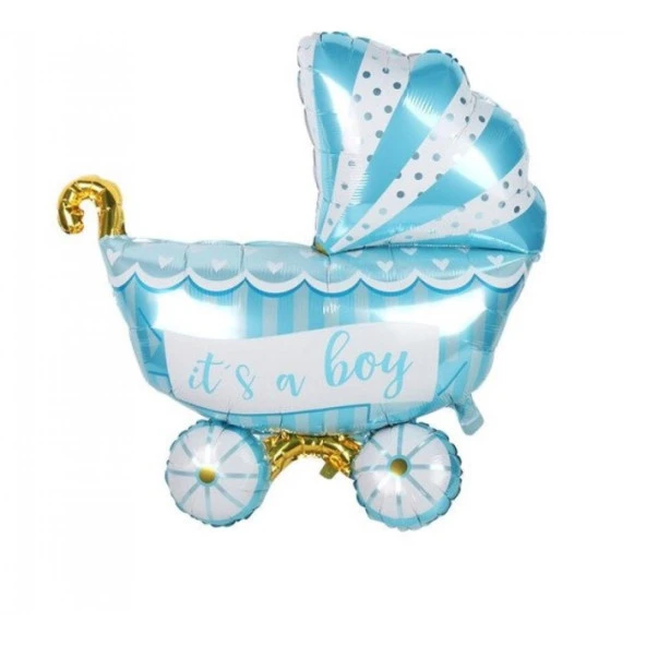 Baby Car Folyo Balon Mavi
