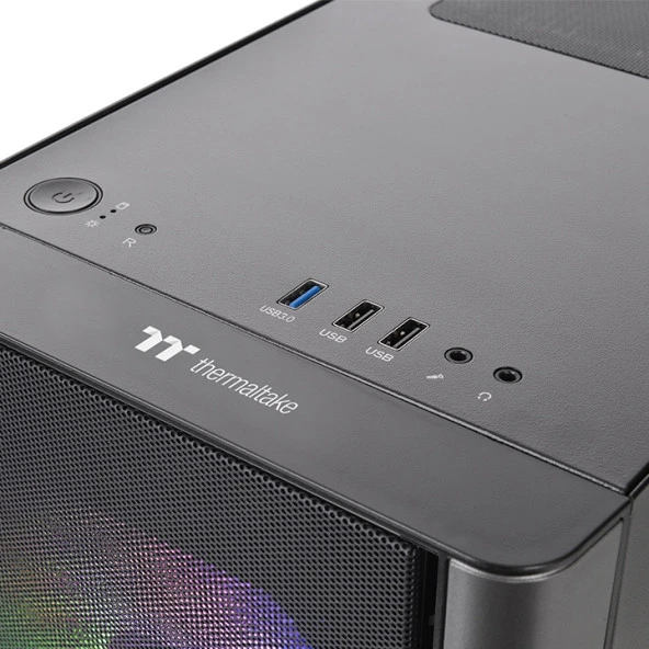 THERMALTAKE V150 Breeze TG 3x120 mm ARGB Fanli MicroATX Oyuncu Kasasi - 4