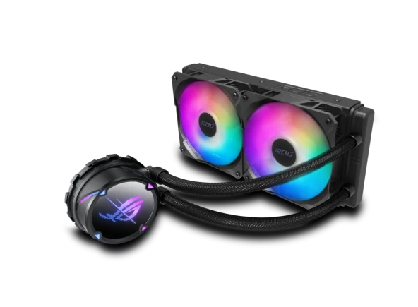 ASUS ROG STRIX LC II 240 ARGB V2 OLED AURA SYNC RGB 120MM ADRESLENEBILIR RGB FAN SIVI CPU SOGUTUCUSU V2