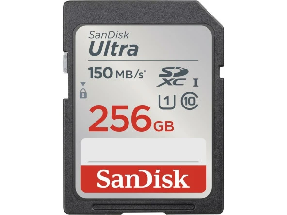 SANDISK 256 GB  SDSDUNC-256G-GN6IN 150/MB 128GB ULT SD C10