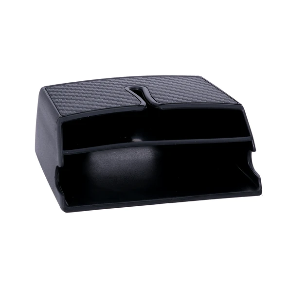 Araç İçi Ceplik Organizer Çift Bölmeli Karbon Desenli Yapışkanlı - Resim 10