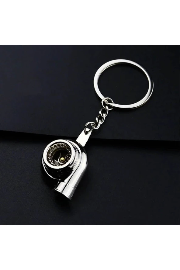 Mega Oto Market Oto Araba Anahtarlık Turbo Metal Krom