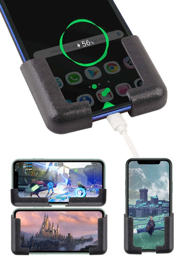 FRT Ottoman Telefon Tutucu Mini Çok Fonksiyonlu Araç İçi Telefon Tutucu Bantlı - 3