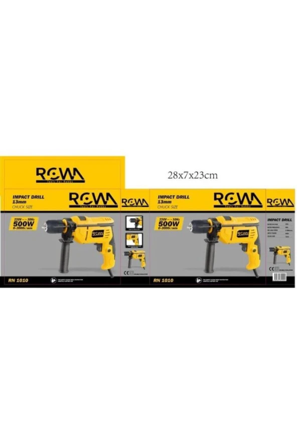 Rn1010 500 Watt Darbeli Matkap - 2