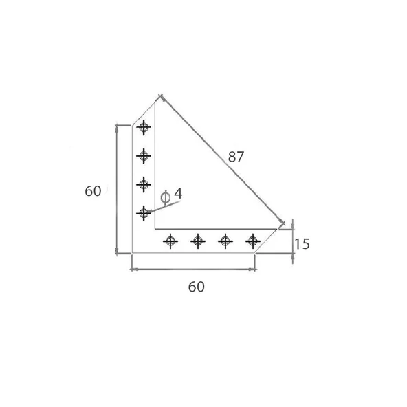 Sac Masa Gönye 8No 15x60x60 - Resim 4