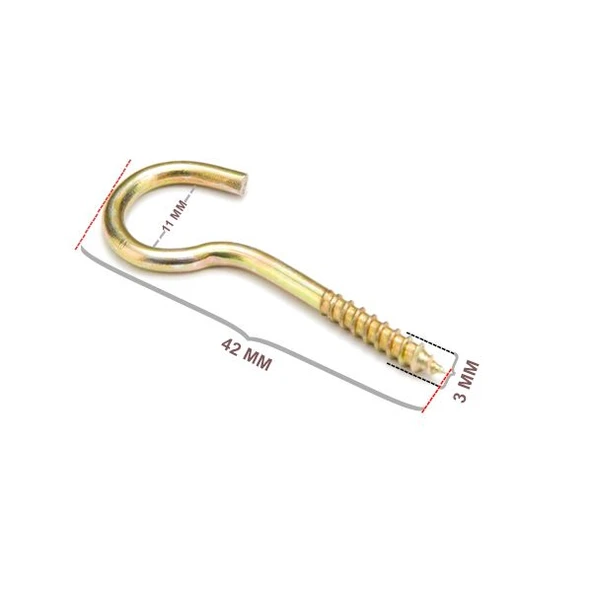 Açık Piton Çengelli Vida 18x60 ürün görseli