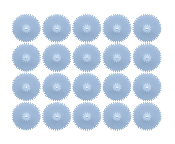 20 Adet Plastik  Dişli (28X28X6.5 MM İÇ ÇAPI: 2MM)