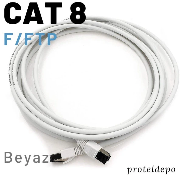 IRENIS CAT8 Kablo F/FTP LSZH Ethernet Network Lan Ağ Kablosu - Resim 7