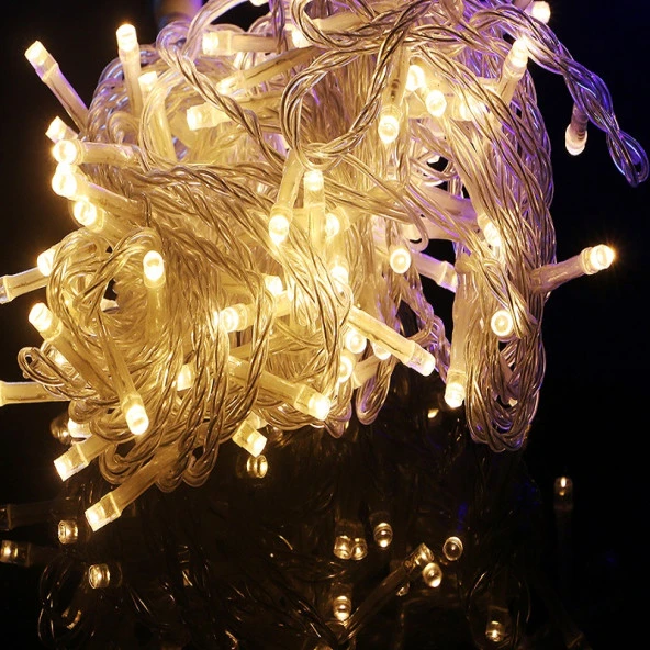 10 METRE GÜN IŞIĞI LED IŞIK GÜN IŞIĞI İP LED IŞIK KABLO IŞIK 220V FİŞLİ DEKORASYON IŞIĞI NOEL IŞIĞI - 2