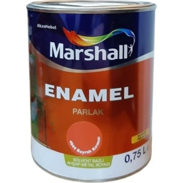 MARSHALL ENAMEL PARLAK BAYRAK KIRMIZI 0.75 LİTRE