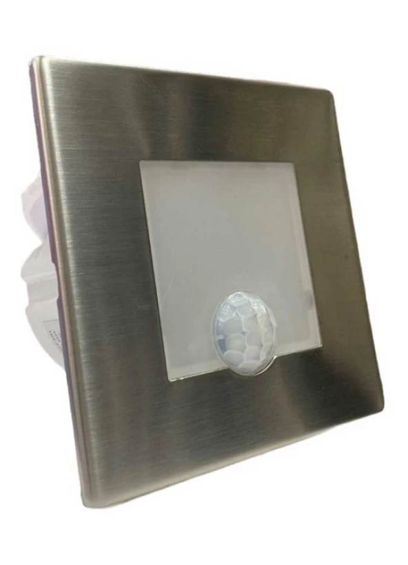 CATA CT 5183 1.5 W Radar Sensörlü Kare Koridor Aydınlatması 6400K Beyaz ışık - 2