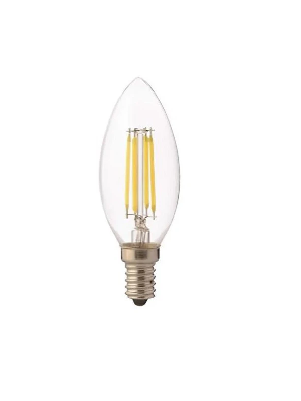 Horoz Filament Candle 6W LED Ampul E14 Duylu 6400K