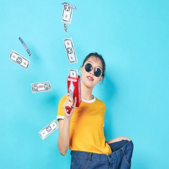 1 PCS VIP QUALITY AUTOMATIC MONEY THROWING GUN VIP OTOMATİK PARA FIRLATMA TABANCASI YILBAŞI OYUNLARI - Resim 4