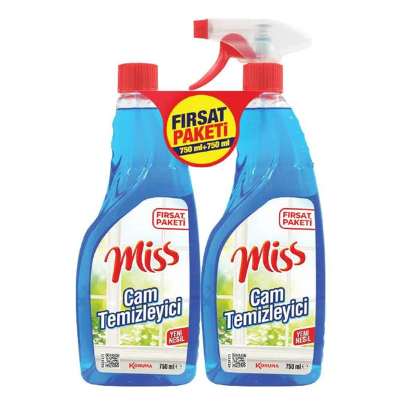 Miss Cam Temizleyici 750ml+750ml - 1