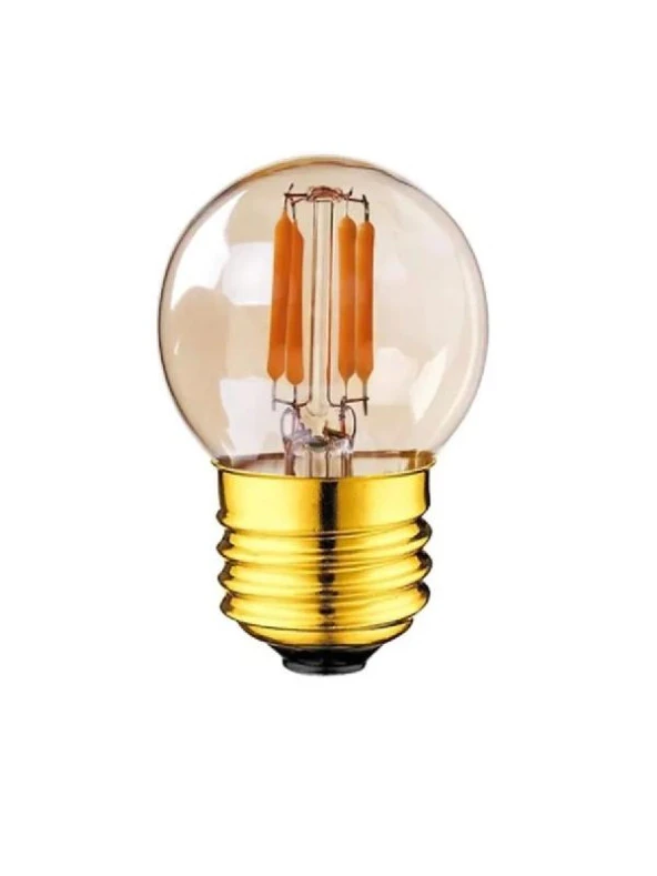 Cata Ct-4283 4W E27 Rustik Led Ampul Amber G45