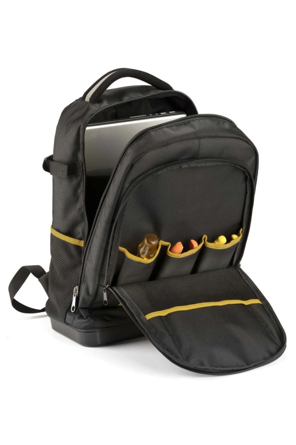 JCB 14-KBAG-BP Plastik Tabanlı Bez Sırt Çantası - 14 Inch - 4