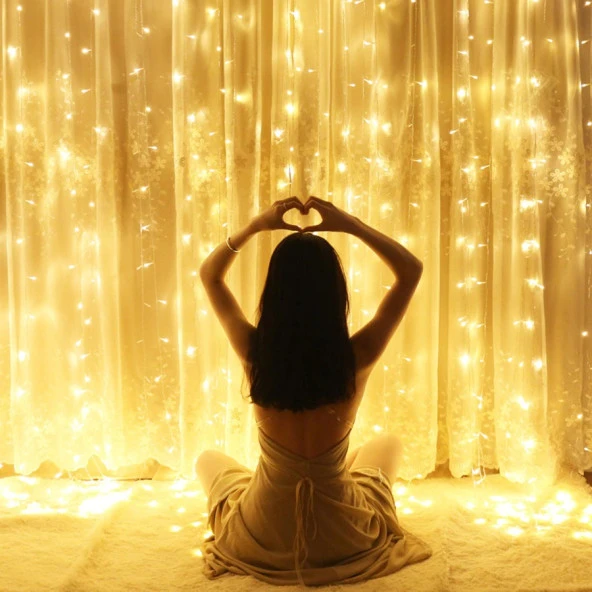 2X2 METRE 10 DALLI 140 LEDLİ GÜN IŞIĞI SALKIM LED IŞIK SALKIM IŞIK GÜN IŞIĞI LED IŞIK MODLU FİŞLİ - Resim 2