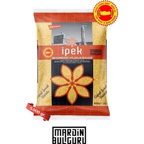 İpek Bulgur Ince (Midyat) Pilavlık Bulgur 5 kg