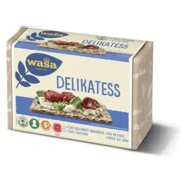 Wasa İnce Gevrek Ekmek (Crispbread Delikatess) 270 G