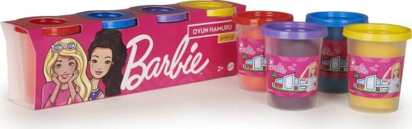 Barbie Oyun Hamuru 4Lü Paket (4 X 100 Gr)  2055