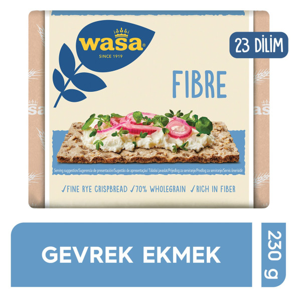Wasa Lifli Gevrek Ekmek (Crispbread Fibre) 230 G
