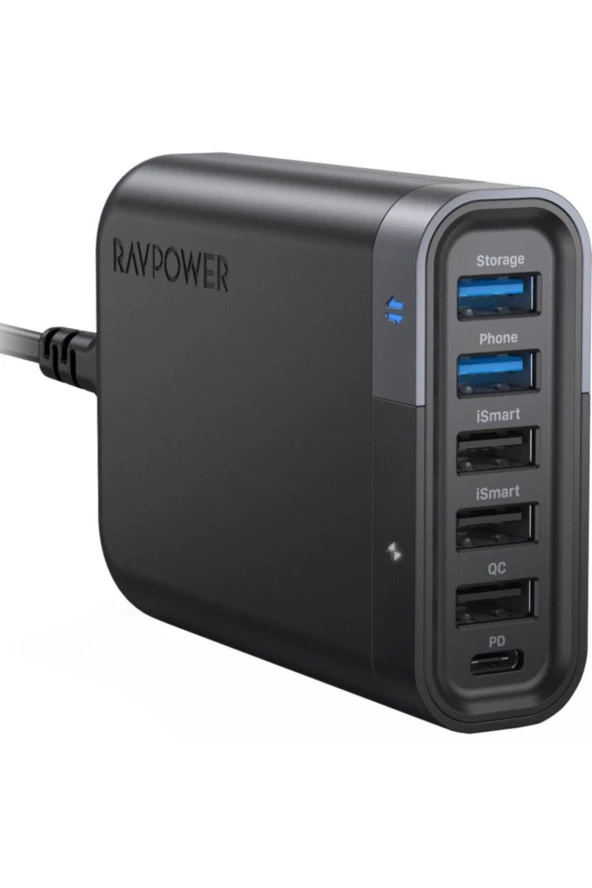 RavPower  Rp-um002 6 Port Usb Usb-c Filehub Şarj Ve Aktarma Istasyonu