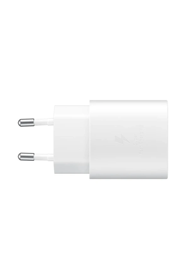 Samsung  Galaxy S22 5G Type-C Fast Şarj Adaptörü 25W Beyaz (Samsung Türkiye Garantili) - 2