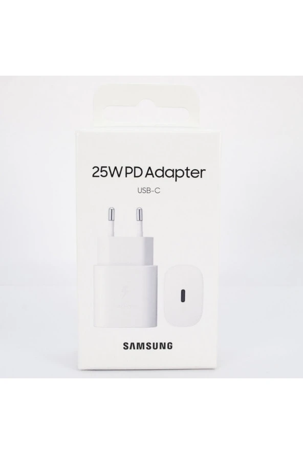 Samsung  Galaxy S23 Type-C Fast Şarj Adaptörü 25W Beyaz (Samsung Türkiye Garantili) - 4