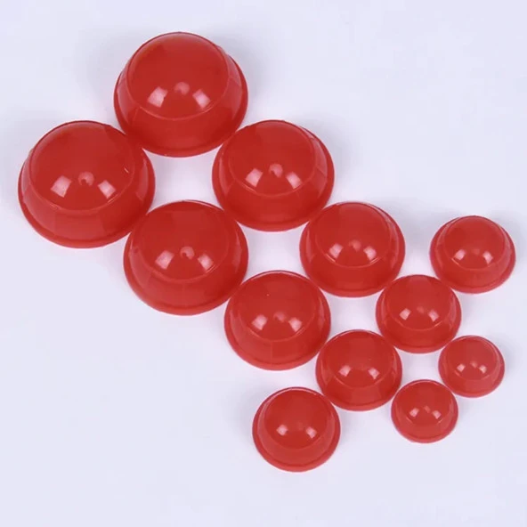 Vantuz Silikon Selülit & Masaj Kupası 12li Set - 3