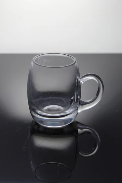 Paşabahçe El İmalatı Kristal Mini Kulplu Bardak 1 Adet 121913 12263 50 cc - Resim 2