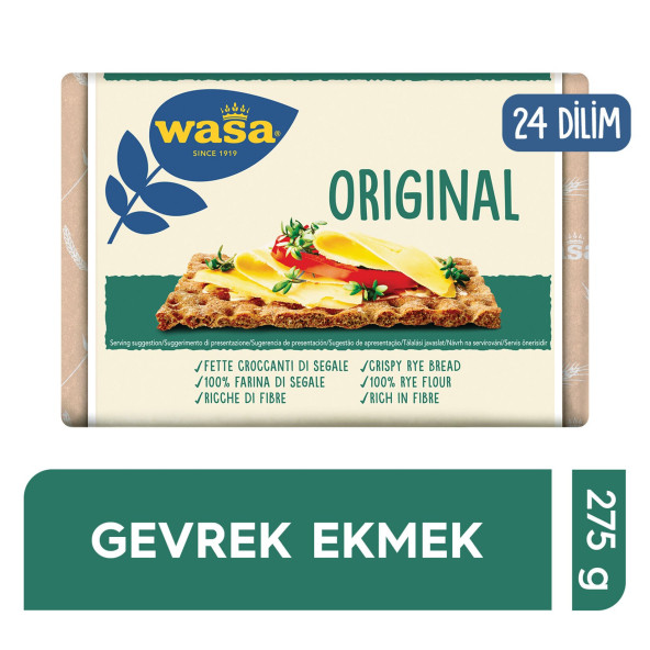 Wasa Sade Gevrek Ekmek (Crispbread Original) 275 G
