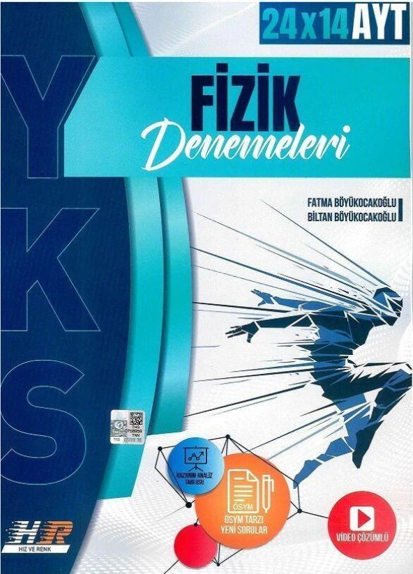 AYT Fizik 24 x 14 Denemeleri Hız ve Renk Yayınları