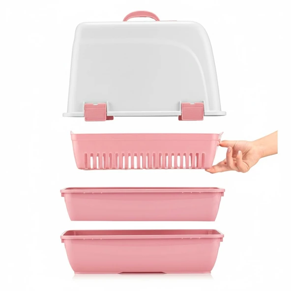 GND Elekli Kapalı Kedi Tuvaleti. - Resim 8