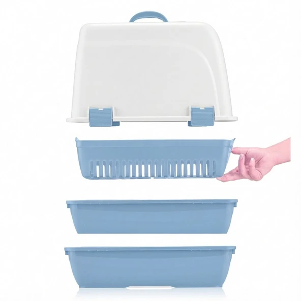 GND Elekli Kapalı Kedi Tuvaleti. - Resim 7