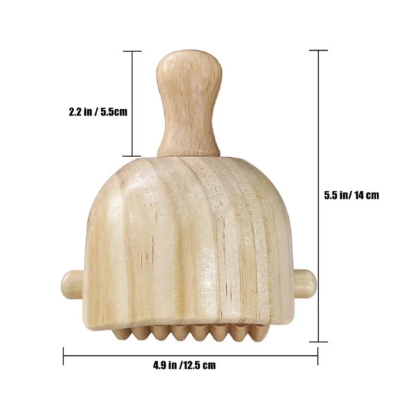Madero Terapi & Selülit Ahşap Masaj Rulosu - 2