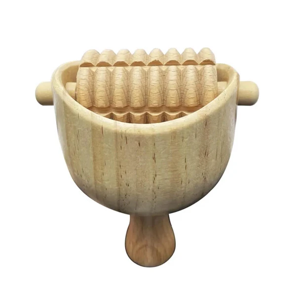 Madero Terapi & Selülit Ahşap Masaj Rulosu - 5