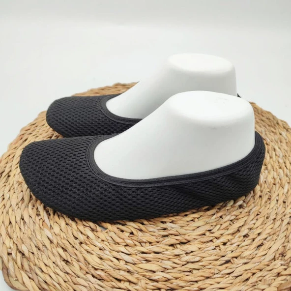 Siyah Renk Hac Ve Umre Babeti Kaymaz Taban Erkek - 3